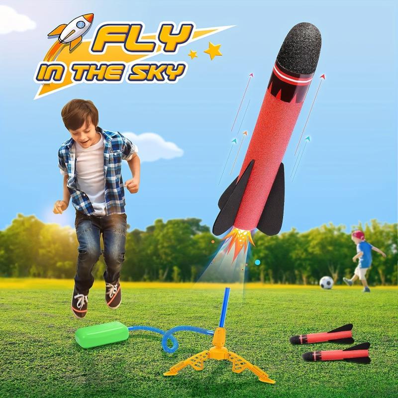 Pedal Rocket Toy for Kids 3-9 Years Old