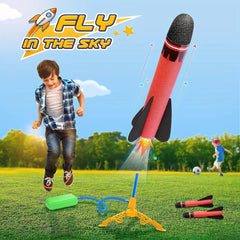 Pedal Rocket Toy for Kids 3-9 Years Old