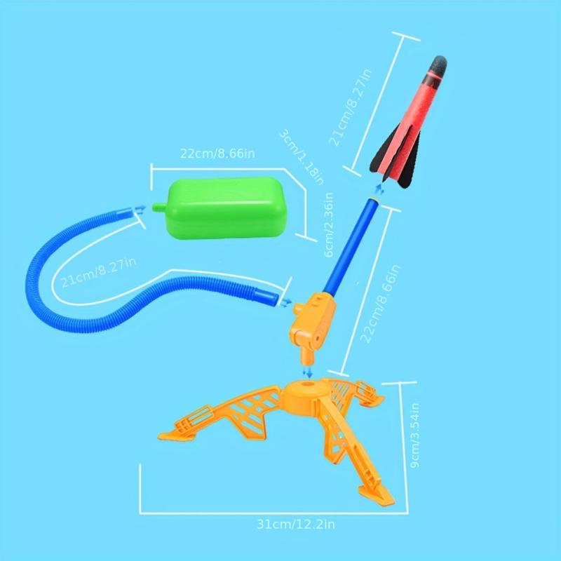 Pedal Rocket Toy for Kids 3-9 Years Old