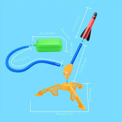 Pedal Rocket Toy for Kids 3-9 Years Old