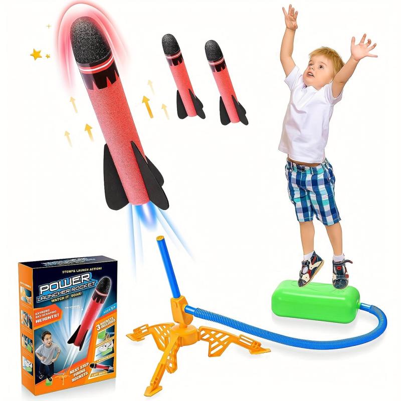 Pedal Rocket Toy for Kids 3-9 Years Old