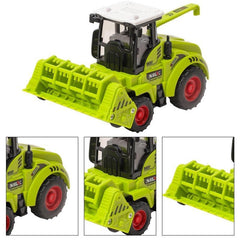 Cartoon Tractor Truck Toy Inertia Simulated Harvester Boy Pull Toy