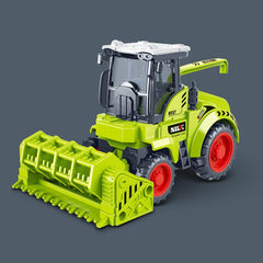 Cartoon Tractor Truck Toy Inertia Simulated Harvester Boy Pull Toy