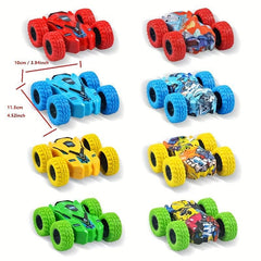 Inertia Double Sided Dump Truck Toy Car for Kids