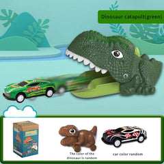Kids Dinosaur Car Launch Toy, Educational Inertial Sliding T-Rex Car