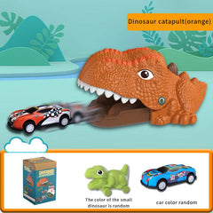 Kids Dinosaur Car Launch Toy, Educational Inertial Sliding T-Rex Car