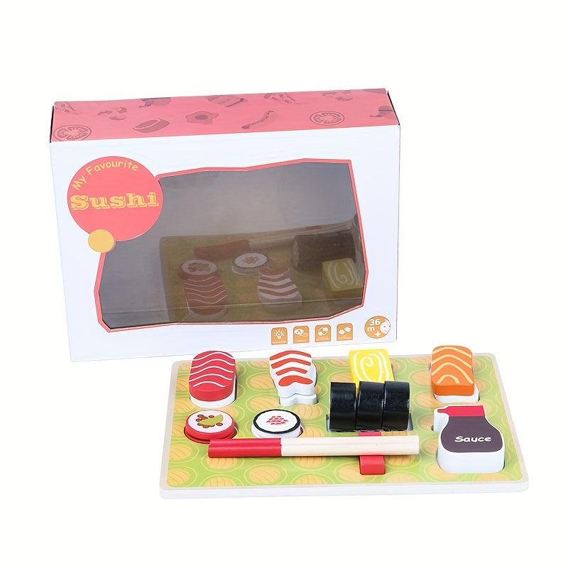 Wooden Sushi Toy for Kids - Kitchen Play Set