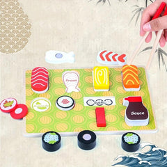 Wooden Sushi Toy for Kids - Kitchen Play Set