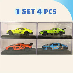 1:43 Alloy Racing Car Model with Open Door - Home Decoration & Toy