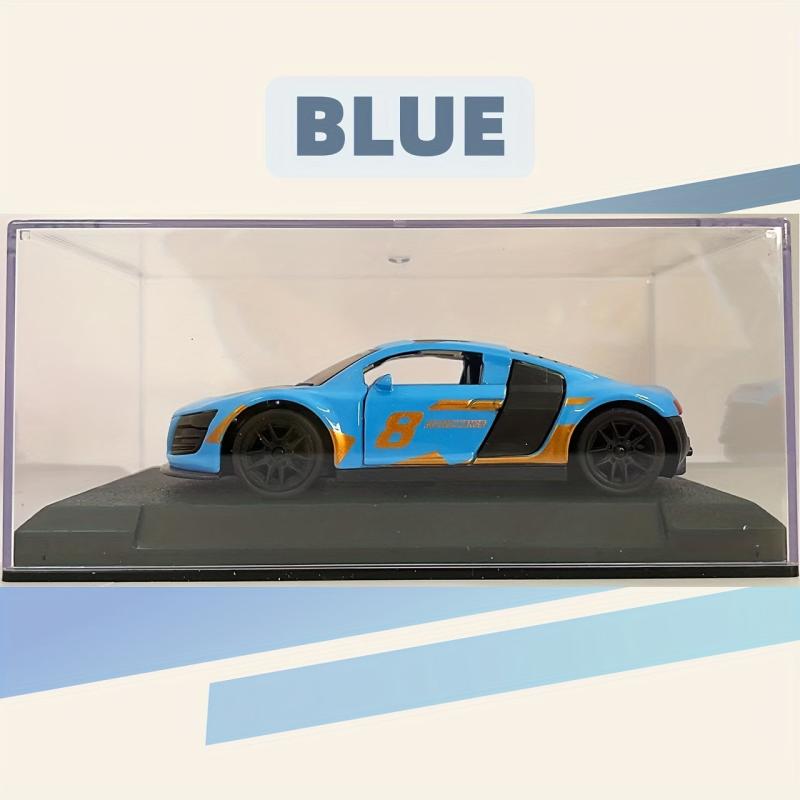 1:43 Alloy Racing Car Model with Open Door - Home Decoration & Toy