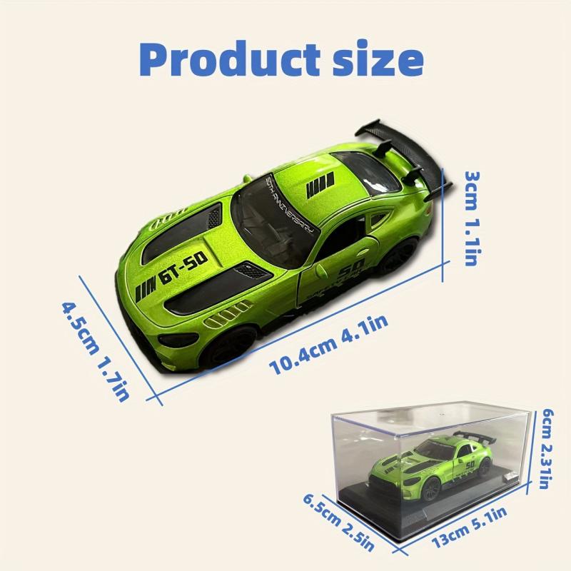 1:43 Alloy Racing Car Model with Open Door - Home Decoration & Toy