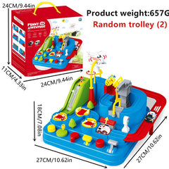 Children's DIY Track Building Blocks Car Breakthrough Adventure Game