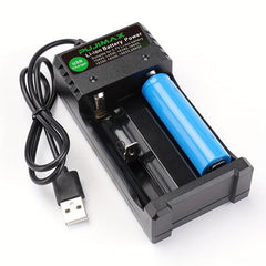 PUJIMAX 2-Slot Lithium Charger with Independent Charging
