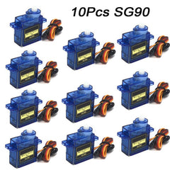 10pcs SG90 MG90S Gear for Remote Control Robot Helicopter Vehicle Boat Models