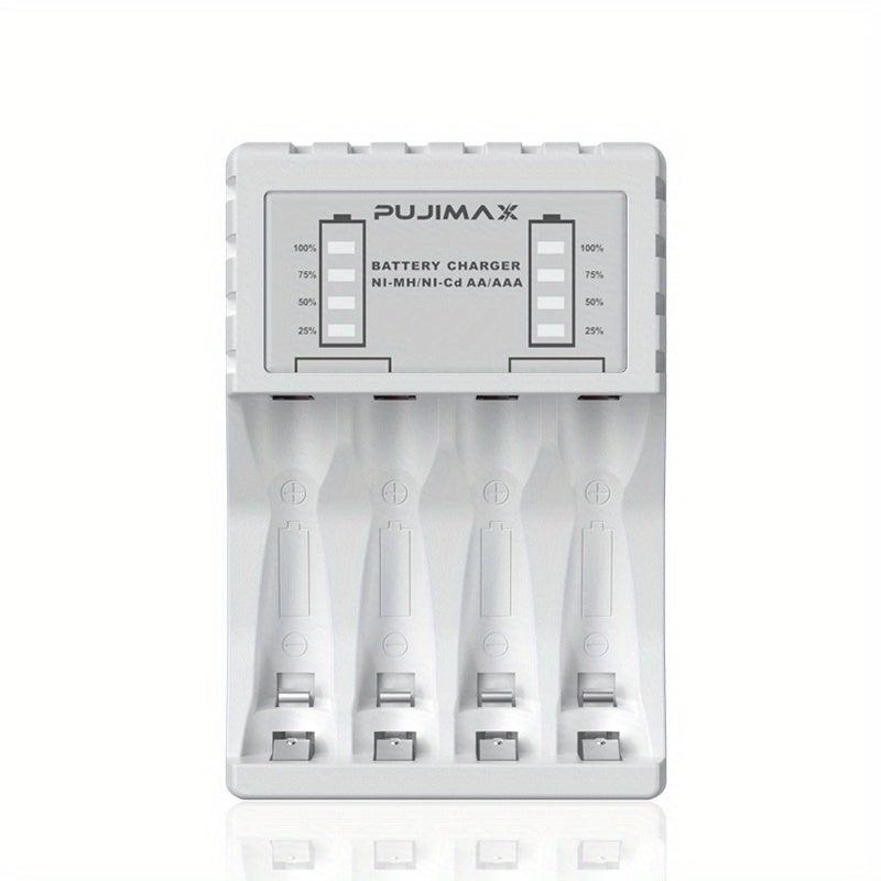 PUJIMAX 4-Slot 1.2V Smart Charger