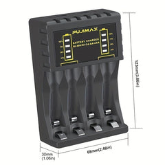 PUJIMAX 4-Slot 1.2V Smart Charger