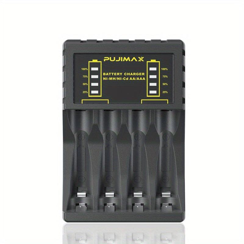 PUJIMAX 4-Slot 1.2V Smart Charger