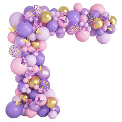 Butterfly Birthday Confetti Balloon Set Decoration