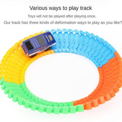 Railway Road Flexible Track Slot Cars Toys For Boys