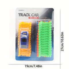 Railway Road Flexible Track Slot Cars Toys For Boys