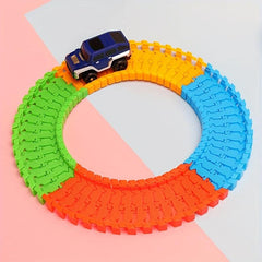 Railway Road Flexible Track Slot Cars Toys For Boys
