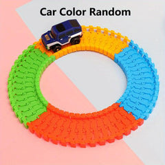 Railway Road Flexible Track Slot Cars Toys For Boys