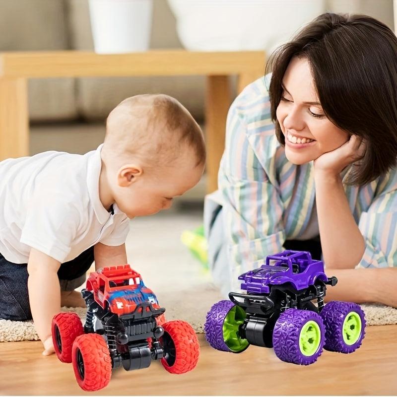 1pc Inertial Self-driving Toy Car Boy Gift Mini Plastic Toy Car