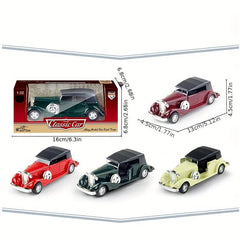 Alloy Simulation Sports Car Vintage Car Model Cake Baking Ornament