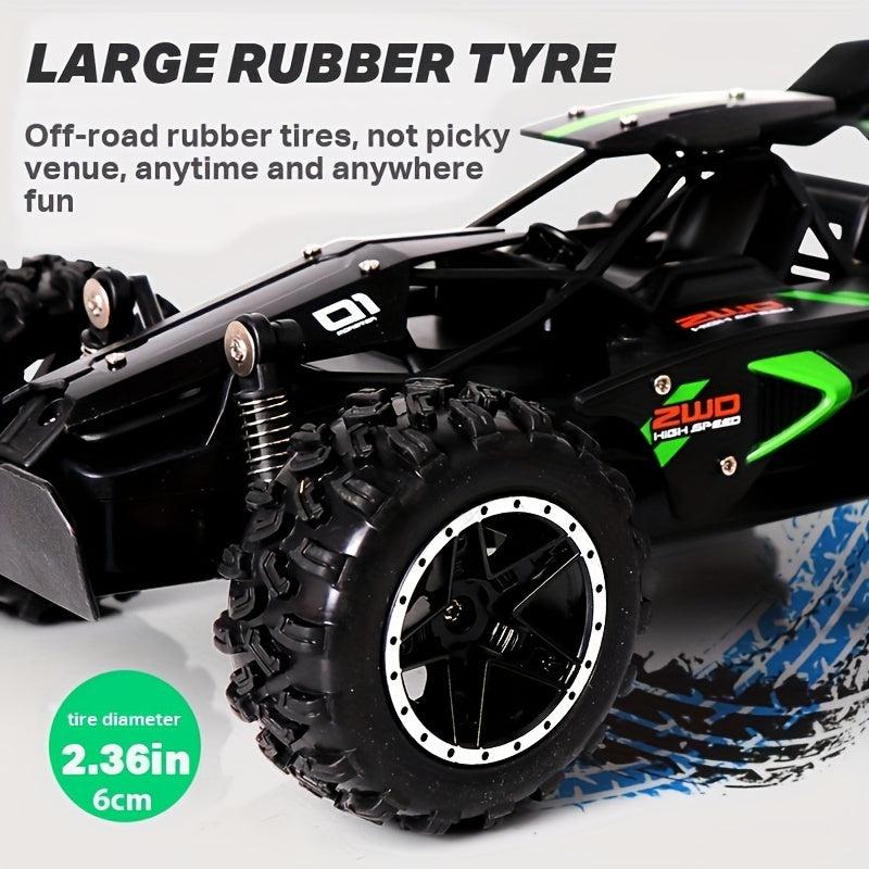 1:18 High Speed Off-Road Remote Control Car with Anti-Collision Rubber Tires
