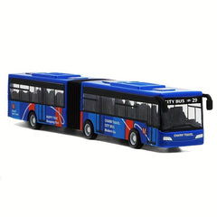Alloy Double Section Mini Bus Toy