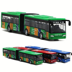 Alloy Double Section Mini Bus Toy