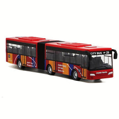 Alloy Double Section Mini Bus Toy
