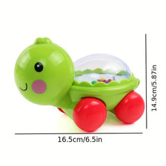Cartoon Turtle Toy Car Gliding Educational Musical Interactive Toy