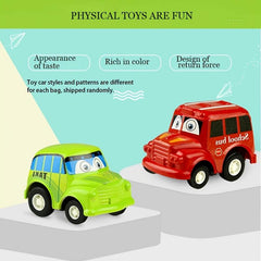 6 Pack Pull Back Toy Cars Assorted Colors