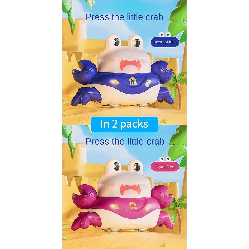 2 Pack Kids' Educational Toy Inertia Pullback Crab Cartoon Gift