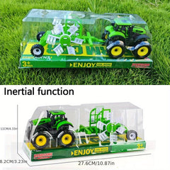 Simulation Farmer Inertial Toy Car Operation Car With Bucket
