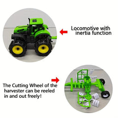 Simulation Farmer Inertial Toy Car Operation Car With Bucket