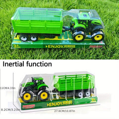 Simulation Farmer Inertial Toy Car Operation Car With Bucket