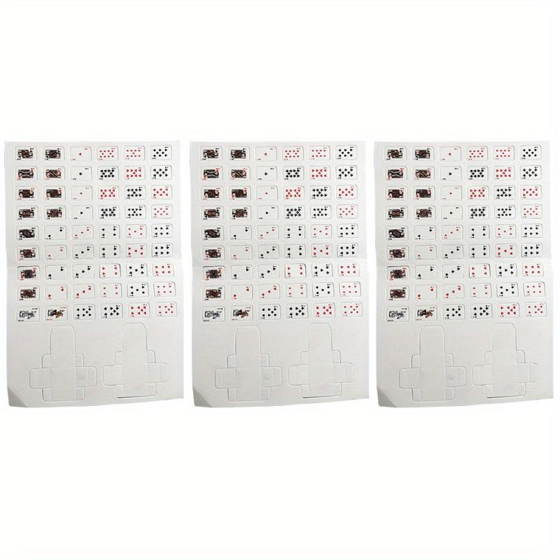 3pcs Mini Poker Adult Game Portable Travel Poker