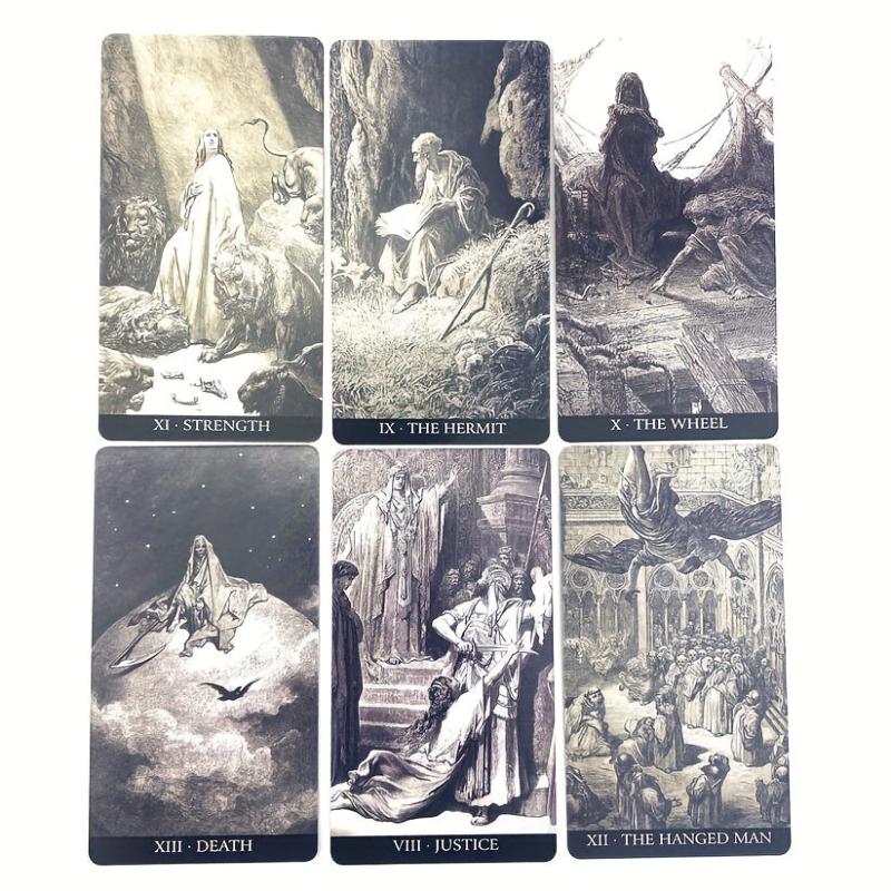 78PCS Gustave Dore Tarot Cards Oracle Game + Paper Instruction