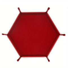Hexagonal Suede Dice Running Group Dice Disc Foldable Dice Disc