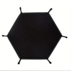 Hexagonal Suede Dice Running Group Dice Disc Foldable Dice Disc