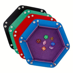 Hexagonal Suede Dice Running Group Dice Disc Foldable Dice Disc