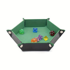 Hexagonal Suede Dice Running Group Dice Disc Foldable Dice Disc