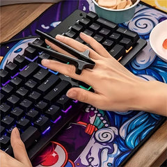 Lazy Assistant Chopstick Holder Finger Ring Snack Tool