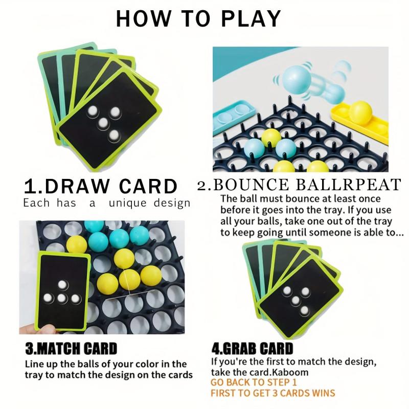 Bounce Ball Game Family Party Board Games Desktop Bouncing Ball
