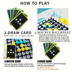 Bounce Ball Game Family Party Board Games Desktop Bouncing Ball