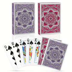 2 Decks Playing Cards Adult Children Standard Index Size Bridge Cards