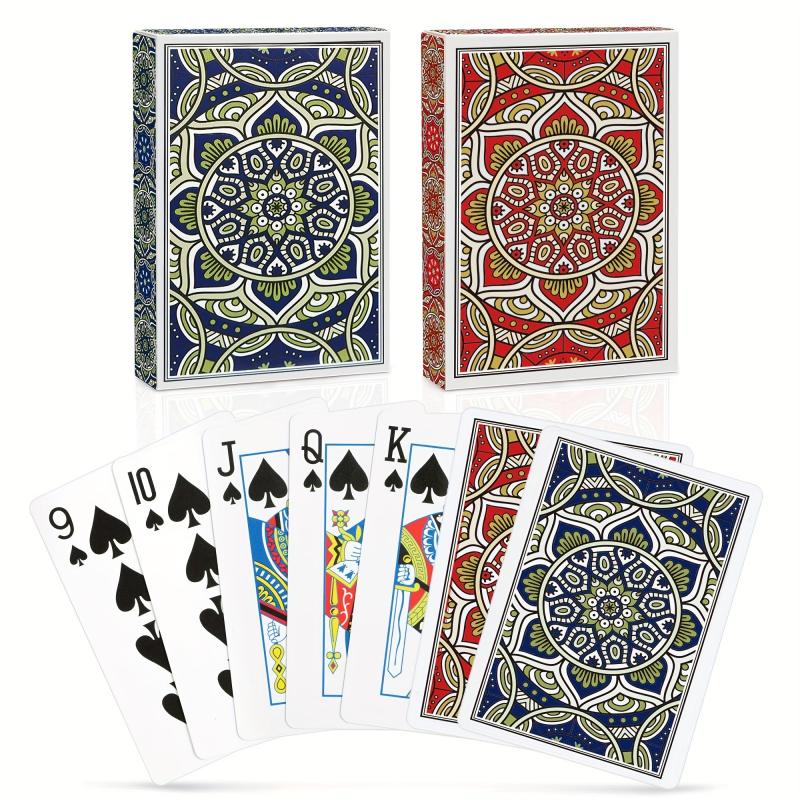 2 Decks Playing Cards Adult Children Standard Index Size Bridge Cards