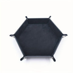 Herobaby Folding Dice Scroll Tray Set RPG Table Game PU Leather Holder Box
